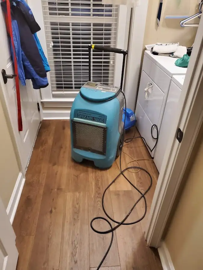 Commercial dehumidifier deployed for Crawl Space Restoration in Battlement Mesa
